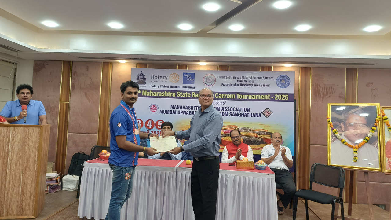 6th Rotary Club of Mumbai Parleshwar State Ranking Carrom Tournament 2026-27